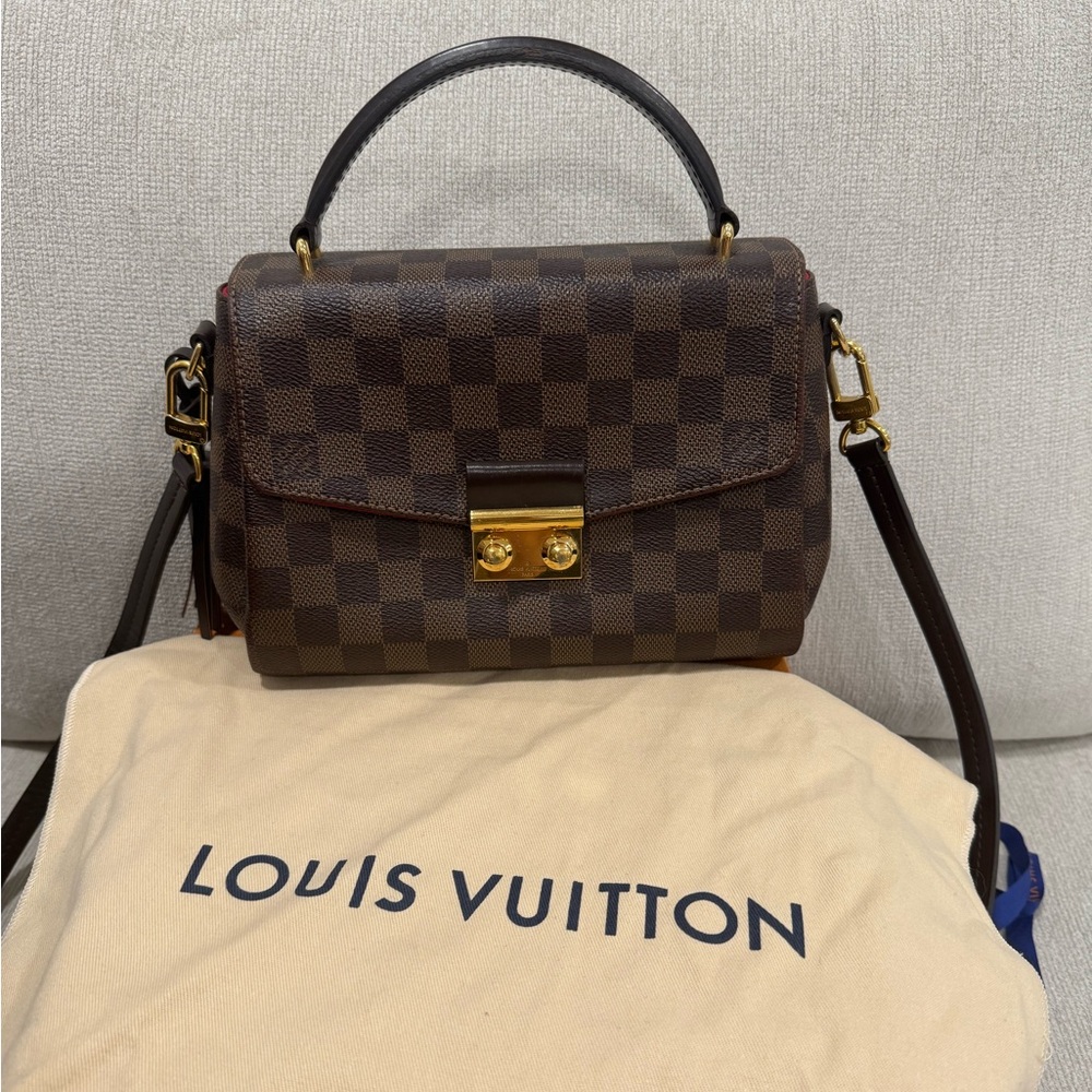 PRICE IS FIRM Louis vuitton Croisette Damier Ebene Canvas